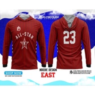 FULLY SUBLIMATION BASKETBALL HOODIE FREE CUSTOMIZE NAME AND NUMBER ONLY