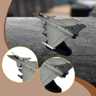 [ootkoqyjt] 1/100 Fighter Jet Replica French  Rafale C Diecast Aircraft Realistic Simulation Alloy A