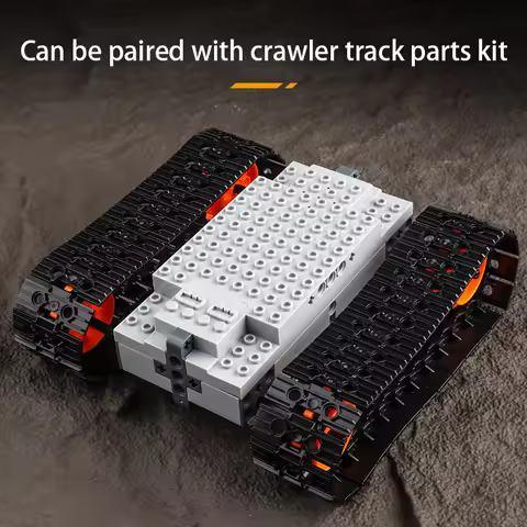 Compatible With LEGO Mecanum Wheel Stunt Drift Car MOC Bricks Toys High-Tech 8 Channels Chassis Fram