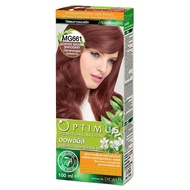 [โทนมะฮอกกานี] ดีแคช ออพติมัส คัลเลอร์ ครีม 100 มล. Dcash Optimus Color Cream (ครีมย้อมผม ยาย้อมผม ค