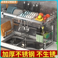 Stainless Steel Kitchen Sink Shelf Countertop Dish Rack Dish Drainer Rack Sink Dish Organizer