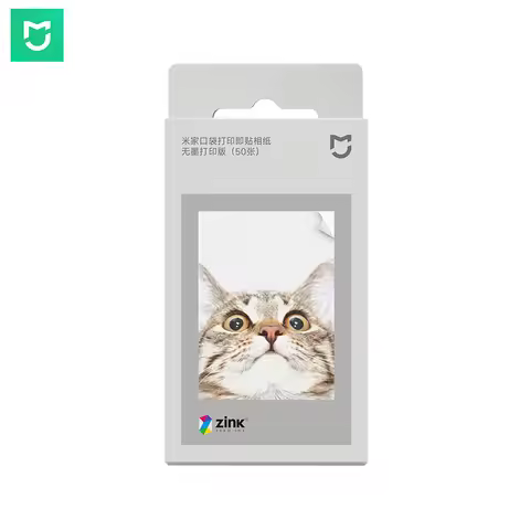 Original MIJIA Pocket Printer Paper ZINK Selfadhesive Photo Print Sheets For Xiaomi 3-inch Mini Pock