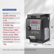 0.75KW 1.5KW 2.2KW 4KW 5.5KW VFD 3 Phase 380V Input and Output Frequency Converter Adjustable Speed