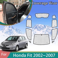 Car Sunshade For Honda Fit Jazz GD1 GD2 GD3 GD4 GD5 GE 2002~2007 2006 2005 Auto Accessories Sun Viso