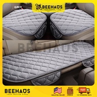 Beehaus 3pcs Velvet Car Seat Cover | Car Cushion Cover Set Car Seat Protector Seat Cover Seat Cushio