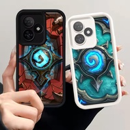 Case for Xiaomi POCO X5 F6 F5 Redmi 13 13X Turbo 3 5G Silicone Case H-49 Hearth Stone