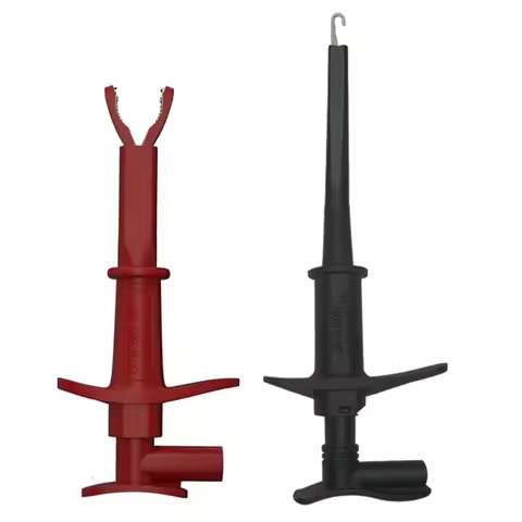 Multimeter Test Leads Alligator Clip Test Probe Hook Quick Test,Car Inspection Hook Professional Ins