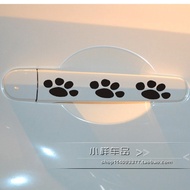 Thousand Songs Nubi Dog Door Handle Reflective Decoration Pull Flower Funny Car Sticker Car Sticker
