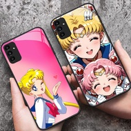 DK-40 Sailor Moon HD Glass Casing for Samsung A05S A35 A55 A24 A14 A15 A04S A34 A25 M15 A54 S21 FE P