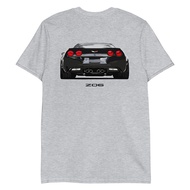 Black Vette C6 Z06 Rear Funny Fashion Casual Short-Sleeve T-Shirt