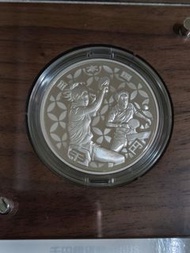 銀幣 紀念幣 日本 東京 奧運 桌球  999 純銀 1盎司