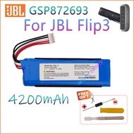 4200mAh Original Battery For JBL Flip3 Flip 3 Wireless bluetooth speaker Battery And tools