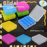 GILDAI 18650 Battery Box, Plastic Coloful Battery ,  Anti-slip 4 AA AA Battery Holder Storage 18350 