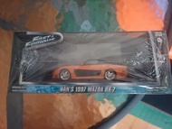 Greenlight Hollywood Han's 1997 Mazda RX-7 1/43 Diecast Model