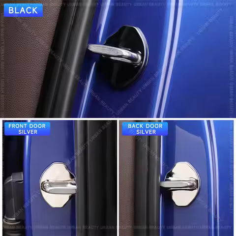 4PCS Car Door Lock Cover for BMW Mini U25 Countryman JCW J05 Aceman J02 J01 Cooper JCW Car Door Lock