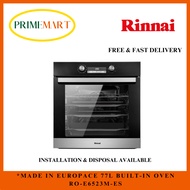 RINNAI *NEW* RO-E6523M-EB *MADE IN EUROPE 77L BUILT-IN OVEN - 1 YEAR RINNAI WARRANTY! FREE TEFAL WOKPAN