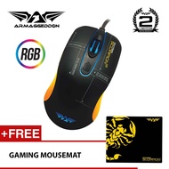 Armageddon Scorpion 5 Macro Gaming Mouse Free Mousepad