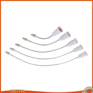 [PrettyiaSG] E14 to E27 Socket Adapter, Lamp Base Extension Adapter, Adjustable Gooseneck Bulb Adapt
