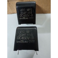 DAIKIN AIR-CONDITIONER CAPACITOR HFC-MCF 20UF 450VDC SHIZUKI