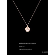 Designer Cat Ou Oho Luxury Necklace」Original Imprint Women's Collarbone Chain Niche  Sterling Silver