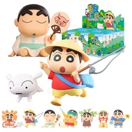 TOP TOY Crayon Shin-chan "Summer Mission" Series [Assorted Box of 6] Gachapon Blind Box Figures, Pla