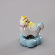 360° Rotating Ceramic Horse Figurine -Carousel Horse Home Decor Ornament