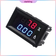 Star Red Blue LED Display Voltages Current Tester 0-100V Ranges 10A Capacity  Accuracy