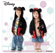 日本futafuta Disney 迪士尼唐老鴨米奇90 cm Donald Duck Mickey  可拆式吊帶套裝 造型針織外套 Clothes Baby 嬰兒 包屁 夾衣 造型衫  cospla