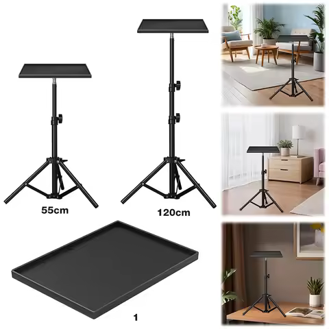 Universal Laptop Projector Tripod Stand 1/4inch Thread DJ Equipment Holder Height Adjustable Floor P