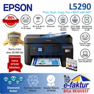 (BISA COD) PRINTER EPSON L5290 L-5290 L 5290 WIFI WI-FI DIRECT F4 LEGAL PENGGANTI L5190 GARANSI RESM