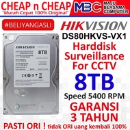 HikVision 8TB CCTV Hard Drive 3 Year Warranty DS80HKVS-VX1 - Internal HDD Harddisk Harddrive Hard Di