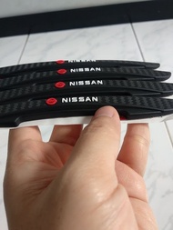 DOOR GUARD MOBIL SLIM HITAM DENGAN LOGO NISSAN FOR XTRAIL
