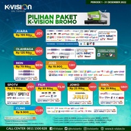PAKET KVISION K-vision GIBOL SPOTV BEIN FILM OLAHRAGA JUARA 30 HR