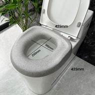 เครื่องซักผ้าที่นั่งห้องน้ำ Soft Toilet Seat Booster Pad เครื่องซักผ้าห้องน้ำกันน้ำล้างทำความสะอาดได้สำหรับผู้สูงอายุ