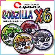 EUPRO GODZILLA X6 BRAIDED LINE TALI BENANG ENAM SULAM FISHING LINE