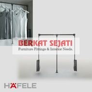 GANTUNGAN HAFELE Amboss Ambosh Ambos Lift SLOW MOTION Slowmotion 10 KG Pull-out Wardrobe Hanger