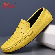 YRZL Loafers Mens Comfortable Casual Driving Flats Slip-on Shoes Brand Boat Shoes High Quality Big Size 48 Loafers for Men