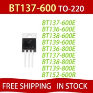 5PCS BT137-600E BT137-600 BT136-600E BT138-600E BT139-600E BT136-800E BT137-800E BT138-800E TO-220 F