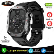Đồng Hồ Thông Minh Quân Sự Xiaomi Dành Cho Nam IP68 5ATM Theo Dõi Sức Khỏe Thể Thao Ngoài Trời Chống