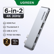 UGREEN Dual Type C To USB 3.0 HDMI Hub compatible for MacBook Pro 2016/2017/2018/2019/2020/M1