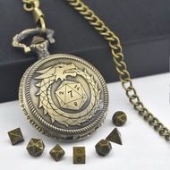 Board Game Dice Jewelry Retro Toy Cool Surface Wordless Style Dragon Ornament Set Z5Q5