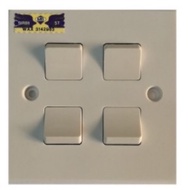 UMS 4 Gang 1 Way Switch