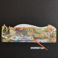[ MINIATURE SHEET ] RIVERS IN MALAYSIA - OVERPRINT 4 NATION (BALI) 2018