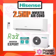 Hisense Air Cond 2.5HP Inverter Air Conditioner R32 Air Conditioner 4 Star