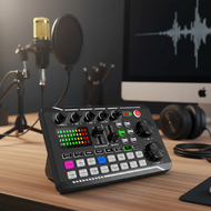 F998 Sound Card Pack for PC Mobile Karaoke Live Stream