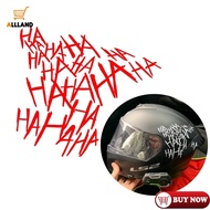 Rainbow New Car Styling Joker Hahaha Sticker/ 3D PVC Funny Car Sticker Decal/ Motorcycle Helmet Bump