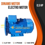 Dinamo Motor 0.5HP 4P B5 Dinamo 0.5 HP Electro Motor 0.5HP 3Phase