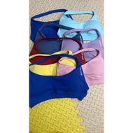 Dfyne Halterneck Fitness Vest - Shockproof Design for Running & Yoga