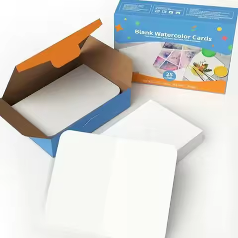 Blank Watercolor Cards And Envelopes Watercolor Paper Greeting Cards Plain Invitation White Cards Wi