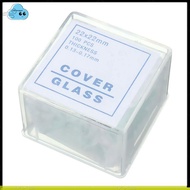 100pcs Transparent Slides Coverslips Coverslides 22x22mm For Microscope
